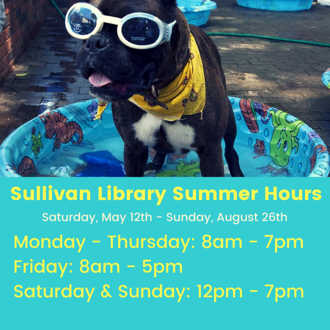 Library Summer 2018 Hours